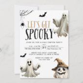 Uitnodiging voor Halloween Party, Spooky Night Hal (Voorkant)