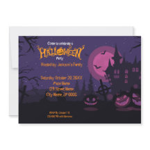 Uitnodiging voor Halloween Pumpkin Party