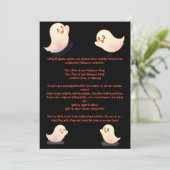 Uitnodiging voor Halloween Pumpkins (Staand voorkant)