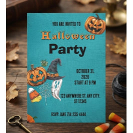 Uitnodiging voor Halloween-vakantie Halloween-uitn