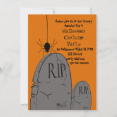 Uitnodiging voor Halloween verkleedfeest (Voorkant)
