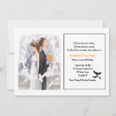 Uitnodiging voor Halloween Wedding (Voorkant)