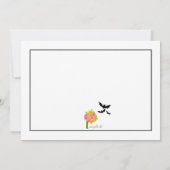 Uitnodiging voor Halloween Wedding (Achterkant)