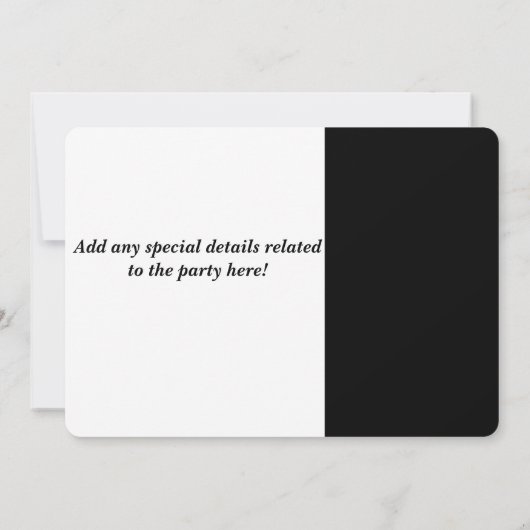 Uitnodiging voor Halloween Witch Bachelorette (Achterkant)