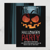 Uitnodiging voor Halloween-zorg (Voorkant / Achterkant)