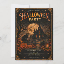 Uitnodiging voor Halloweenfeest