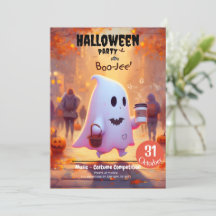 Uitnodiging voor Halloweenfeest
