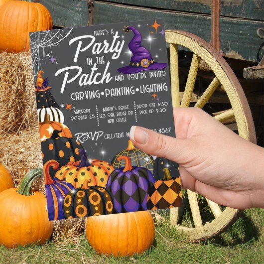 Uitnodiging voor Halloweenfeest in de Pompoenplek