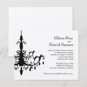 Uitnodiging voor handelier Wedding (Voorkant / Achterkant)