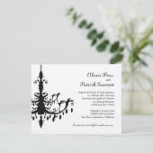 Uitnodiging voor handelier Wedding (Staand voorkant)