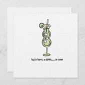 Uitnodiging voor happy hour (Voorkant / Achterkant)