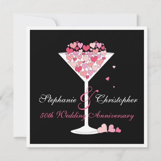 Uitnodiging voor Hartelijk Jubileumfeest (Voorkant)