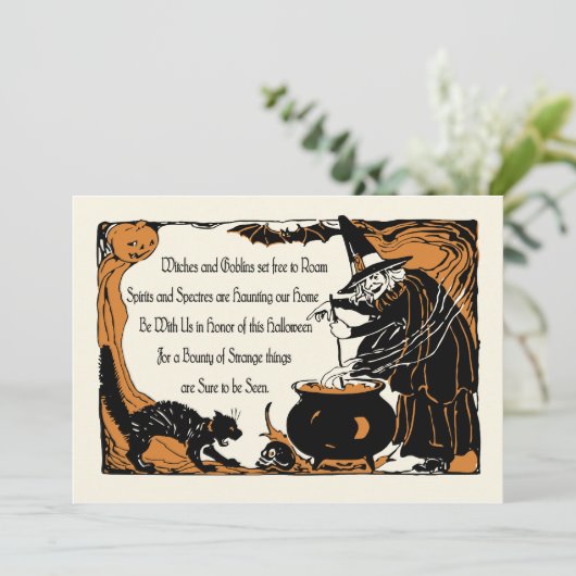  uitnodiging voor harteloze uitzending - gedistill (Staand voorkant)