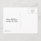 Uitnodiging voor Haunted Halloween Party (Achterkant)