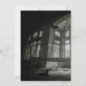 Uitnodiging voor Haunted Halloween Party (Achterkant)