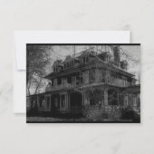 Uitnodiging voor Haunted Mansion Party (Voorkant)