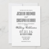 Uitnodiging voor hedendaagse tekst (Voorkant)