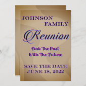 Uitnodiging voor hereniging datum vaststellen (Voorkant / Achterkant)