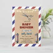 Uitnodiging voor herenkapper (Staand voorkant)