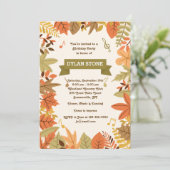 Uitnodiging voor herfst (Staand voorkant)