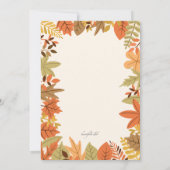 Uitnodiging voor herfst (Achterkant)