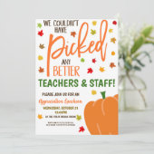 Uitnodiging voor herfst-appreciatie (Staand voorkant)