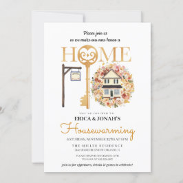 Uitnodiging voor herfst-Floral