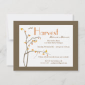 Uitnodiging voor herfst- of najaargebeurtenis (Voorkant)