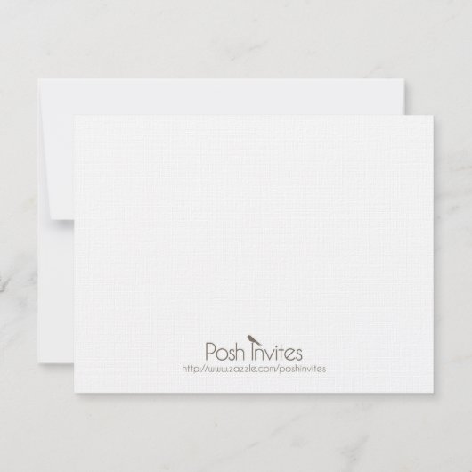 Uitnodiging voor herfst- of najaargebeurtenis (Achterkant)