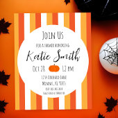 Uitnodiging voor herfst snoepmais douche