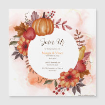 Uitnodiging voor herfst Thanksgiving dinerfeest