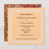 Uitnodiging voor herfstfeest (Voorkant / Achterkant)