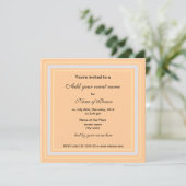 Uitnodiging voor herfstfeest (Staand voorkant)