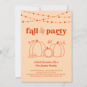 Uitnodiging voor Herfstfeest (Voorkant)