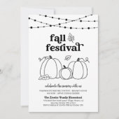 Uitnodiging voor Herfstfeest (Voorkant)