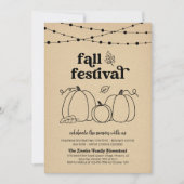 Uitnodiging voor Herfstfeest (Voorkant)