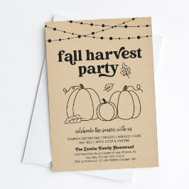 Uitnodiging voor herfstfeest