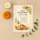 Uitnodiging voor herfstfeestdiner