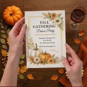 Uitnodiging voor herfstfeestdiner