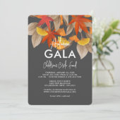 Uitnodiging voor herfstgala (Staand voorkant)
