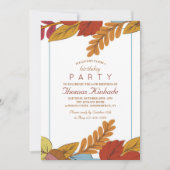 Uitnodiging voor Herfststemming (Voorkant)