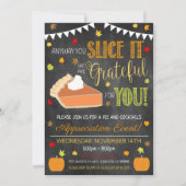 Uitnodiging voor herfsttaart appreciatie (Voorkant)