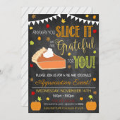 Uitnodiging voor herfsttaart appreciatie (Voorkant / Achterkant)