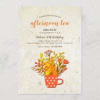 Uitnodiging voor herfstthee
