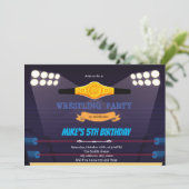 Uitnodiging voor herfstverjaardagsthema (Staand voorkant)