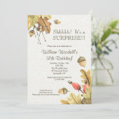 Uitnodiging voor herfstviering (Staand voorkant)