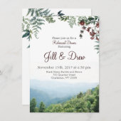 Uitnodiging voor herhalingsdiner - Herbstrouw (Voorkant / Achterkant)