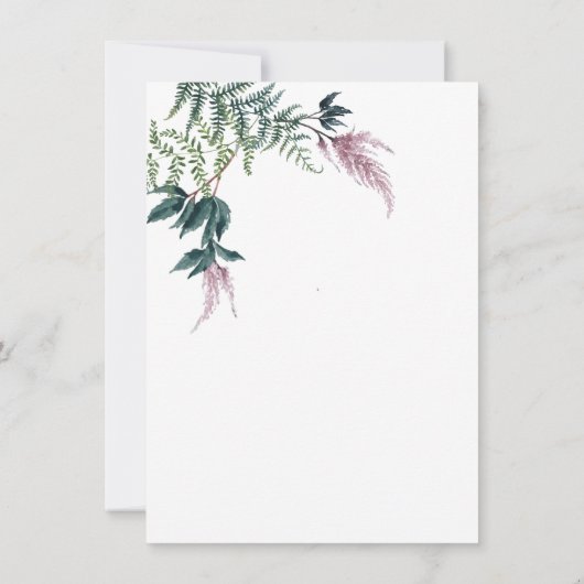 Uitnodiging voor herhalingsdiner - Herbstrouw (Achterkant)