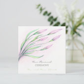 Uitnodiging voor hernieuwing van geloften met zach (Staand voorkant)