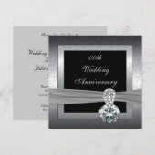 Uitnodiging voor het 25-jarig jubileumfeest (Voorkant / Achterkant)